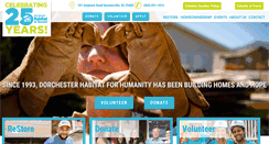 Desktop Screenshot of dorchesterhabitat.org